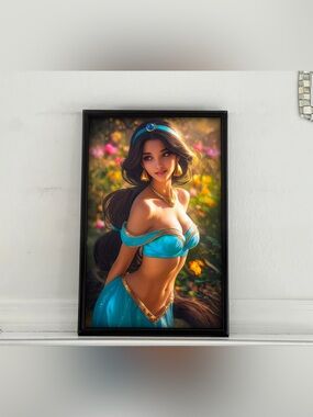 Aladdin Princess Jasmine Art Poster